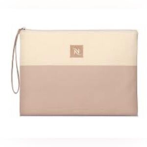 Nespresso Neutral Two-Tone Canvas Pouch